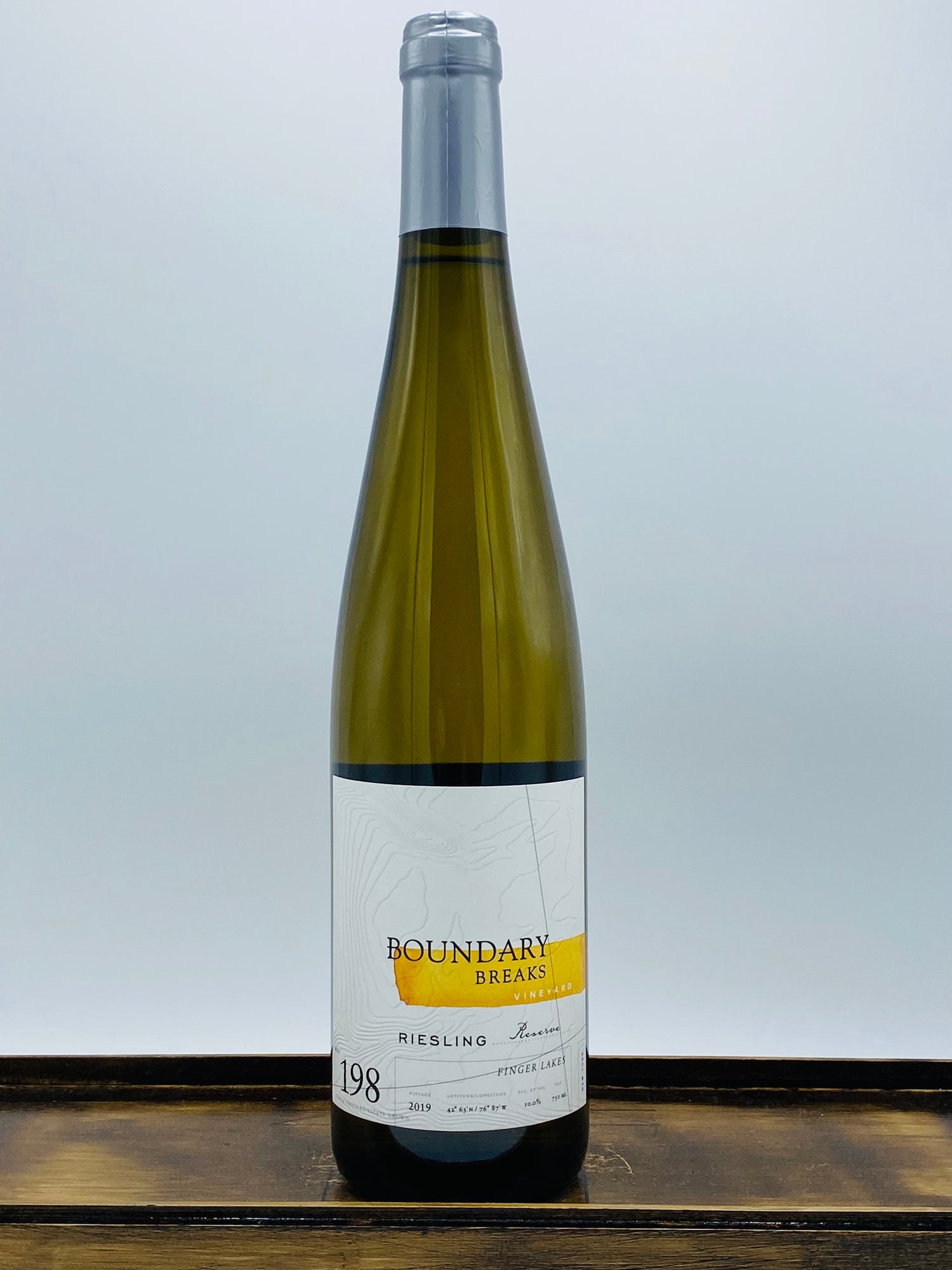 Boundary Breaks 'No. 198 Reserve" Riesling Finger Lakes, 2019