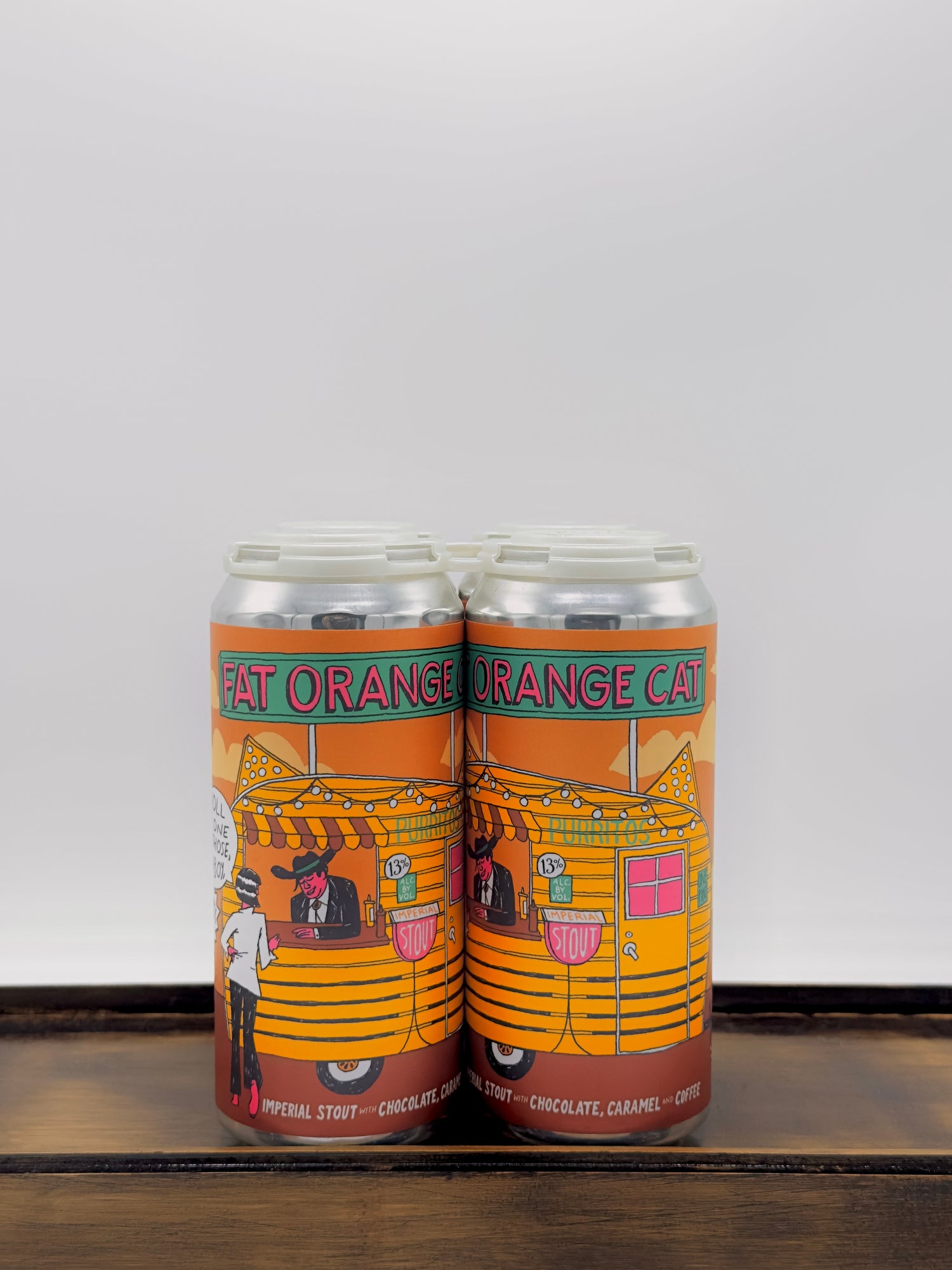 Fat Orange Cat Brewing 'Roll Me One of Those Cowboy' Imperial Stout