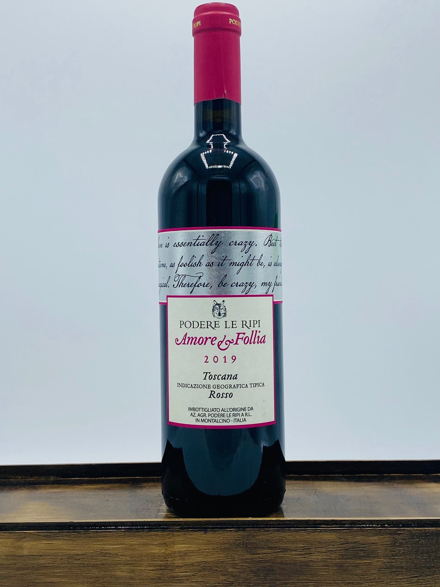 Podere Le Ripi 'Amore e Follia' Toscana Rosso, 2019