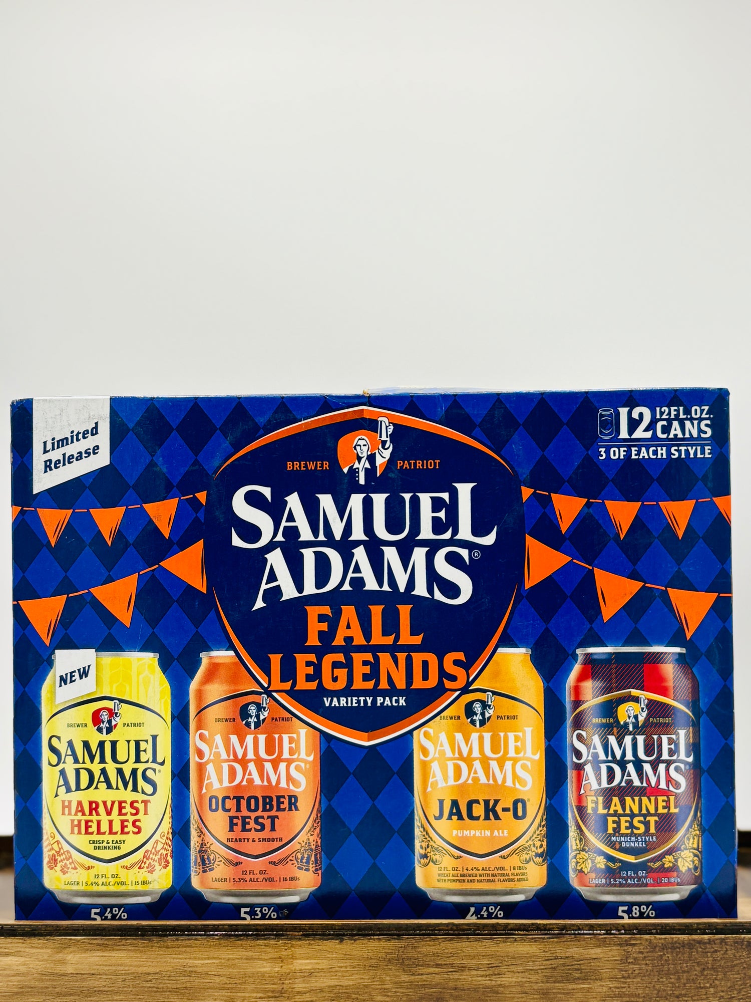 Samuel Adams Brewery 'Fall Legends' Variety 12pk