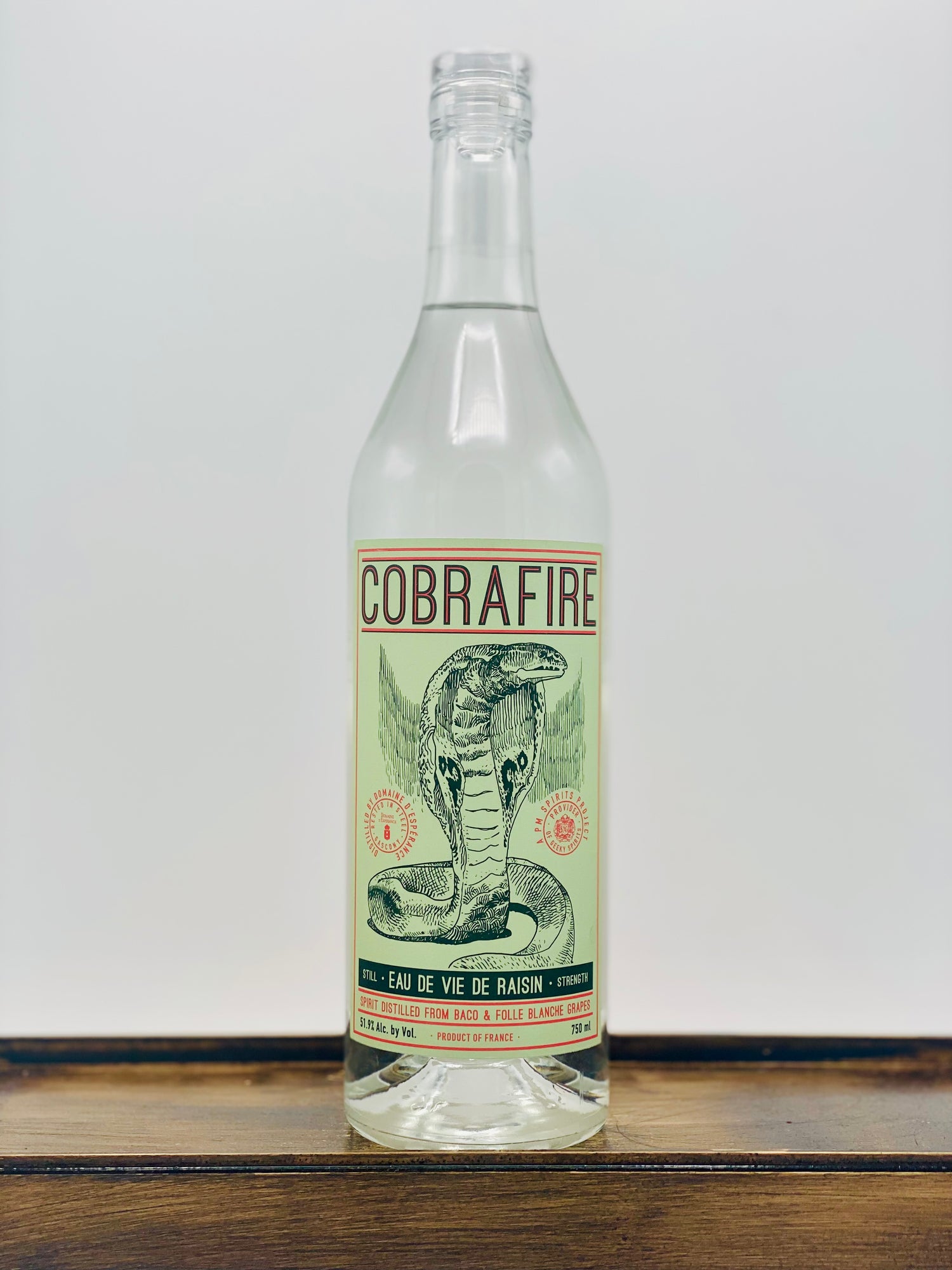 Cobrafire 'Eau de Vie de Raisin' Unaged Armagnac