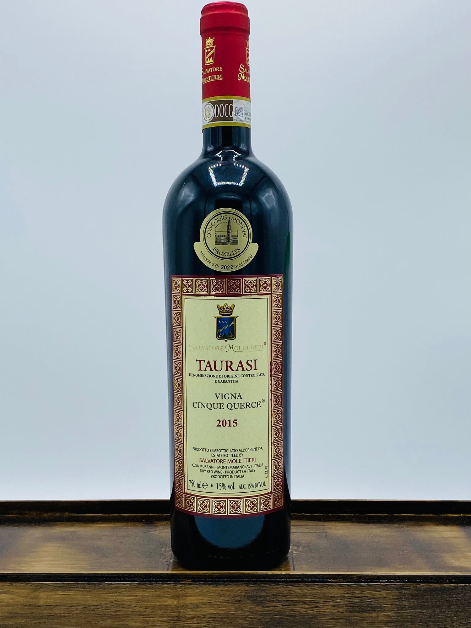 Salvatore Molettieri 'Vigna Cinque Querce' Taurasi DOCG, 2015