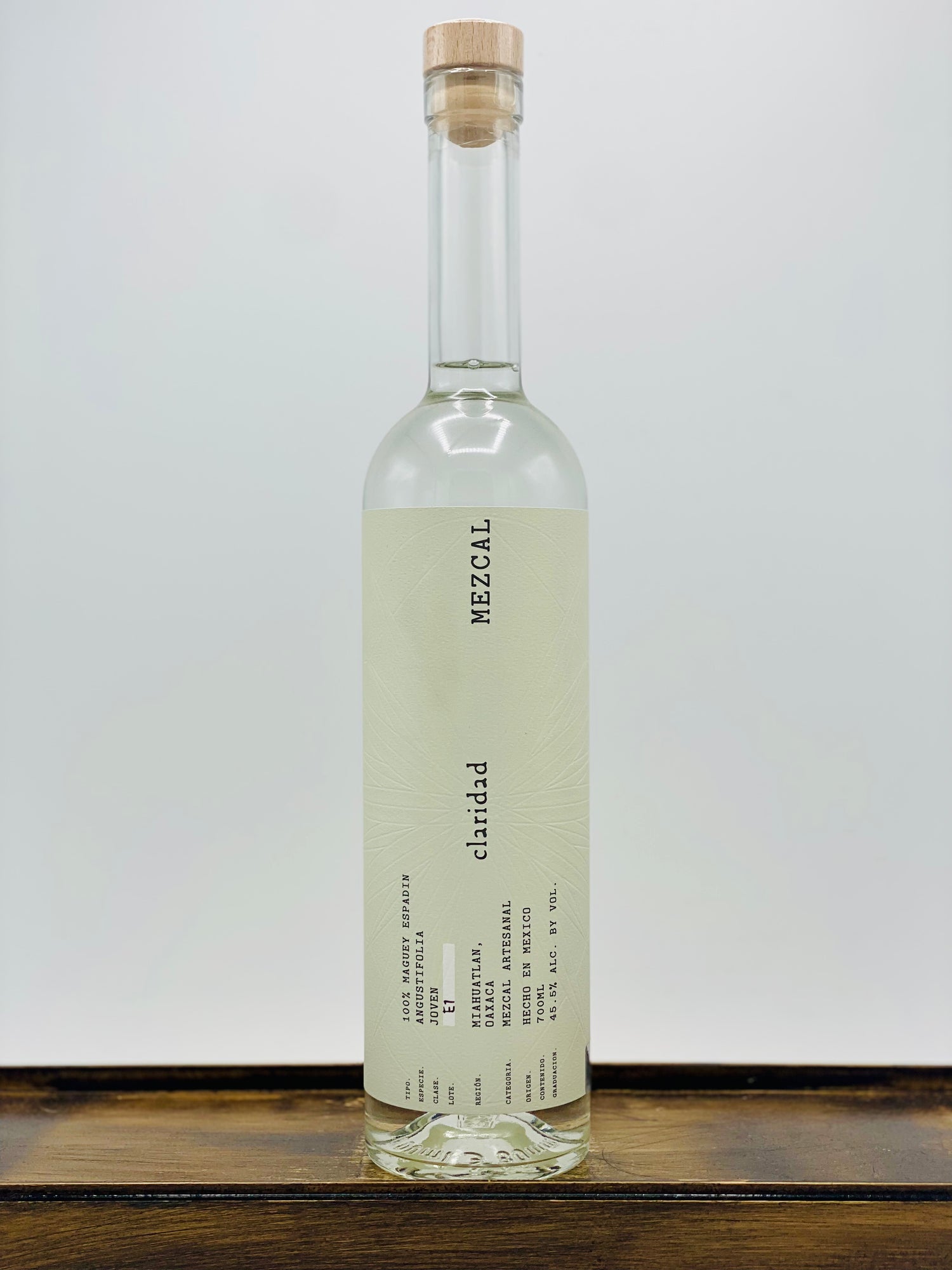 Claridad Maguey Espadin Mezcal Joven