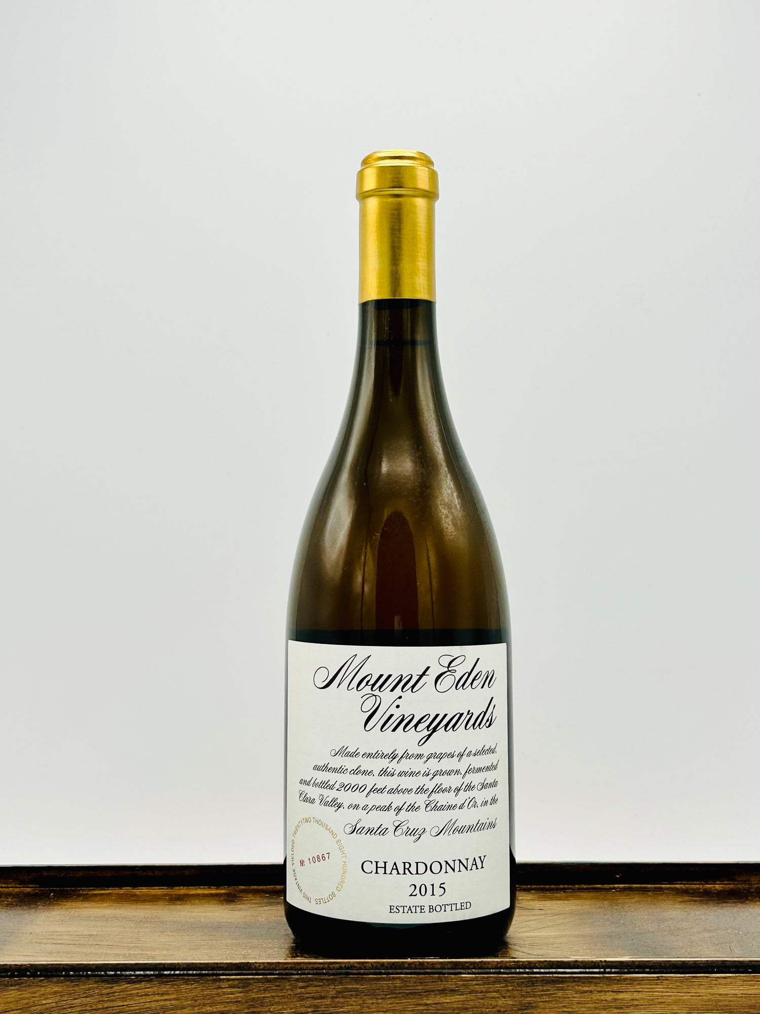 Mount Eden Vineyards Chardonnay Santa Cruz Mountains, 2015