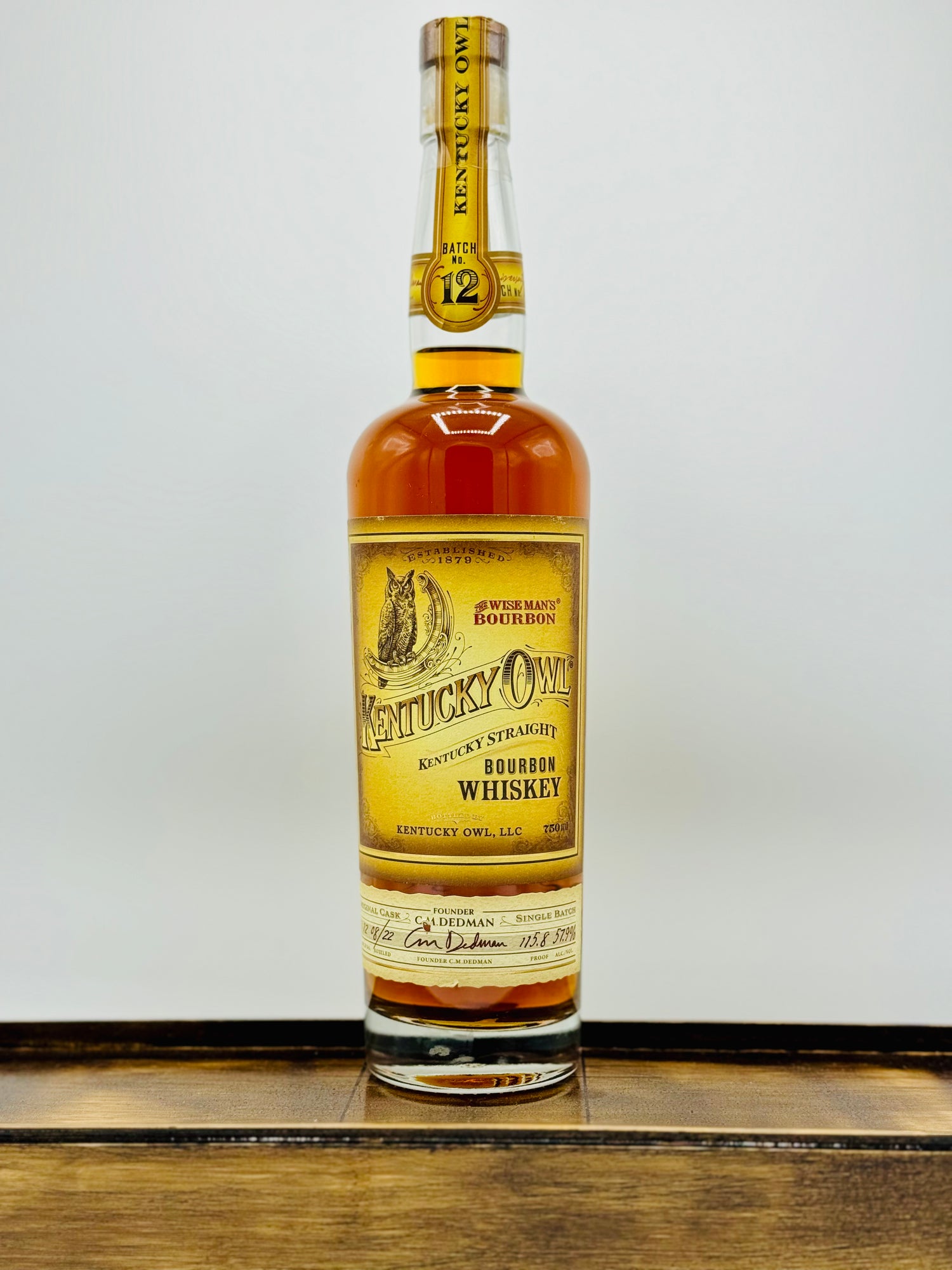 Kentucky Owl Batch 12 Straight Bourbon Whiskey
