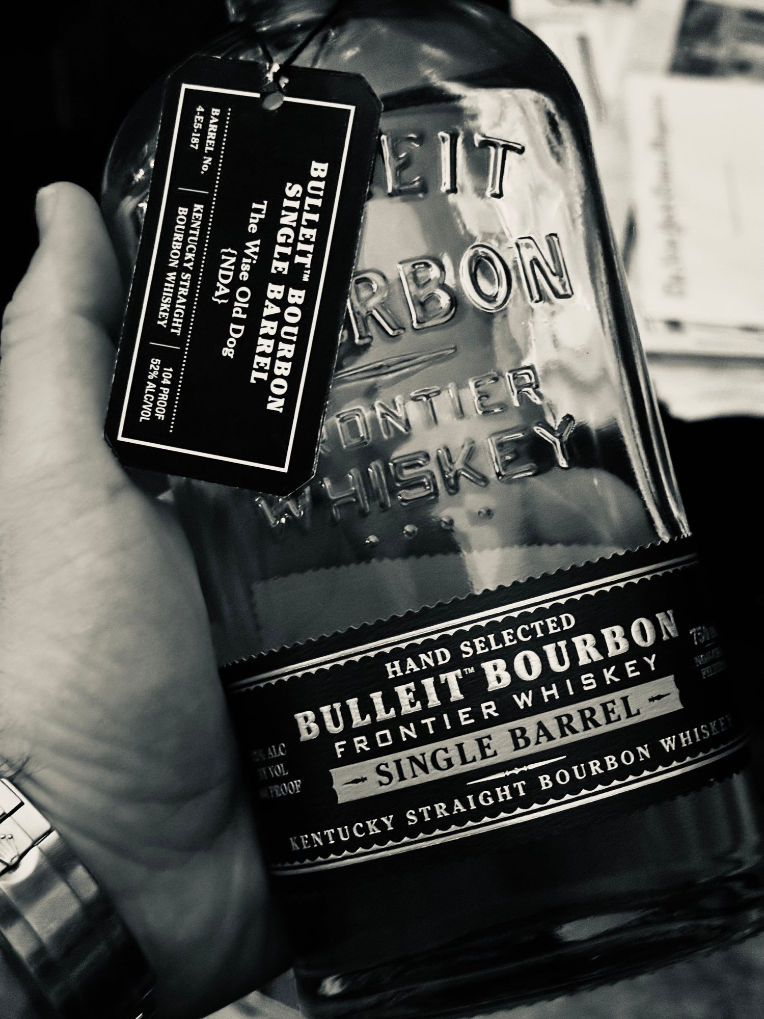 Bulleit Single Barrel Bourbon Shop Selection, The NDA Cask