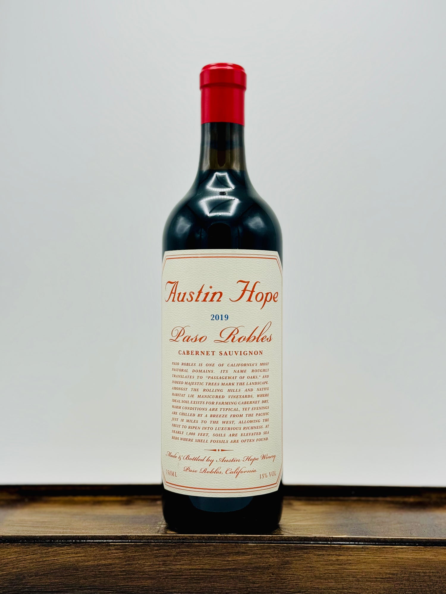 Austin Hope Cabernet Sauvignon Paso Robles, 2019