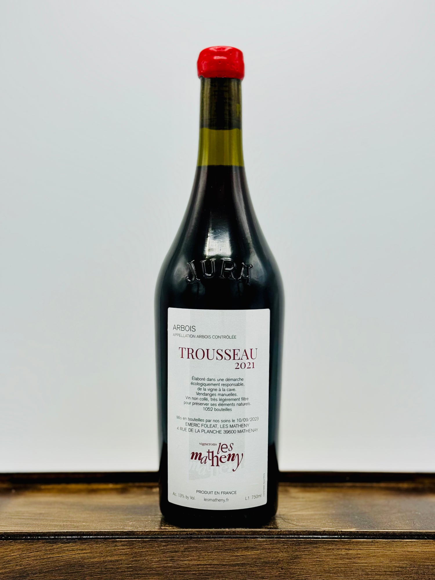 Vignerons Les Matheny Trousseau Arbois, 2021