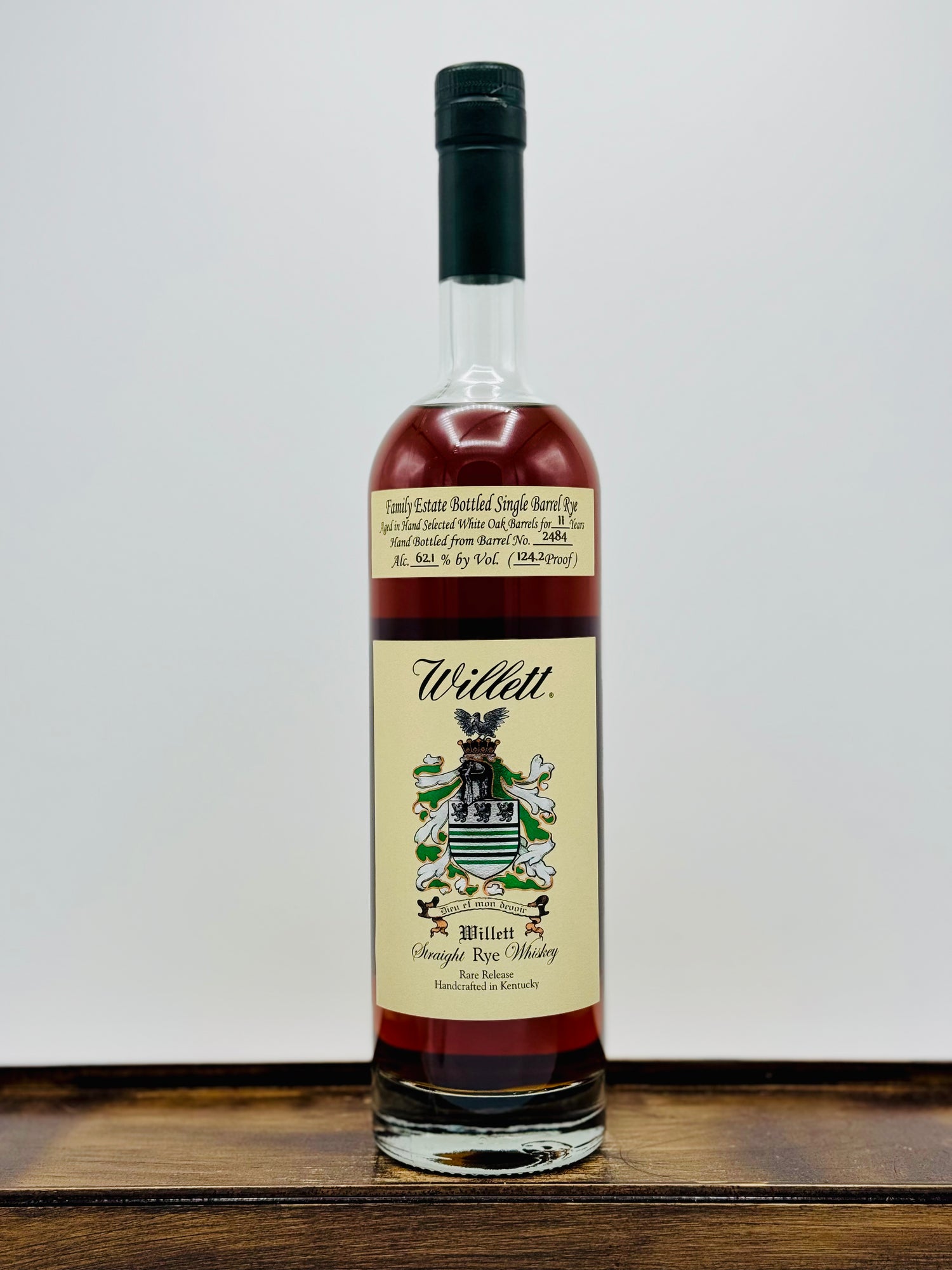 Willett 11 Year Estate Bottled Single Barrel Rye Whiskey