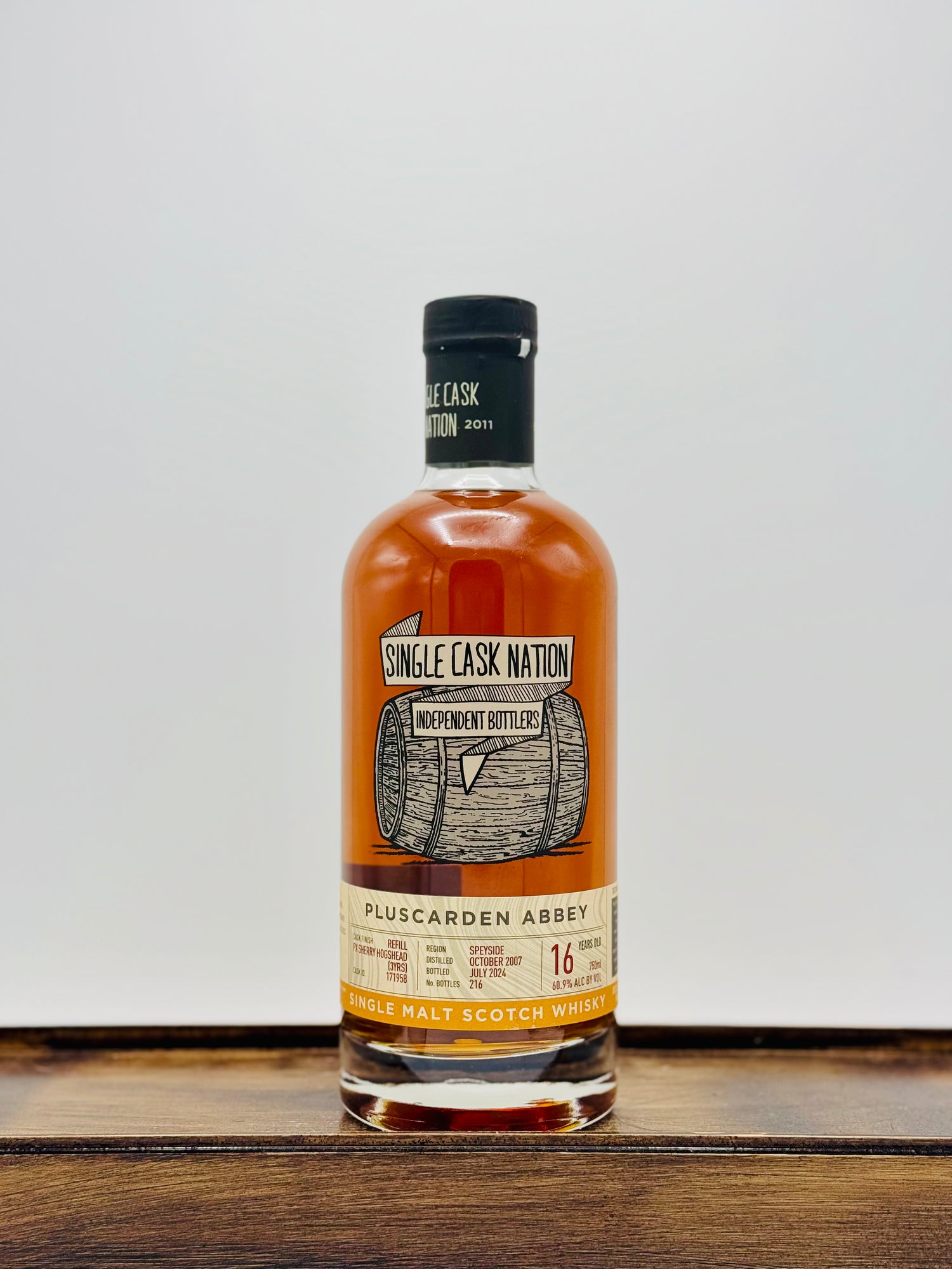 SCN 'Pluscarden Abbey' 2007, 16 Year PX Cask