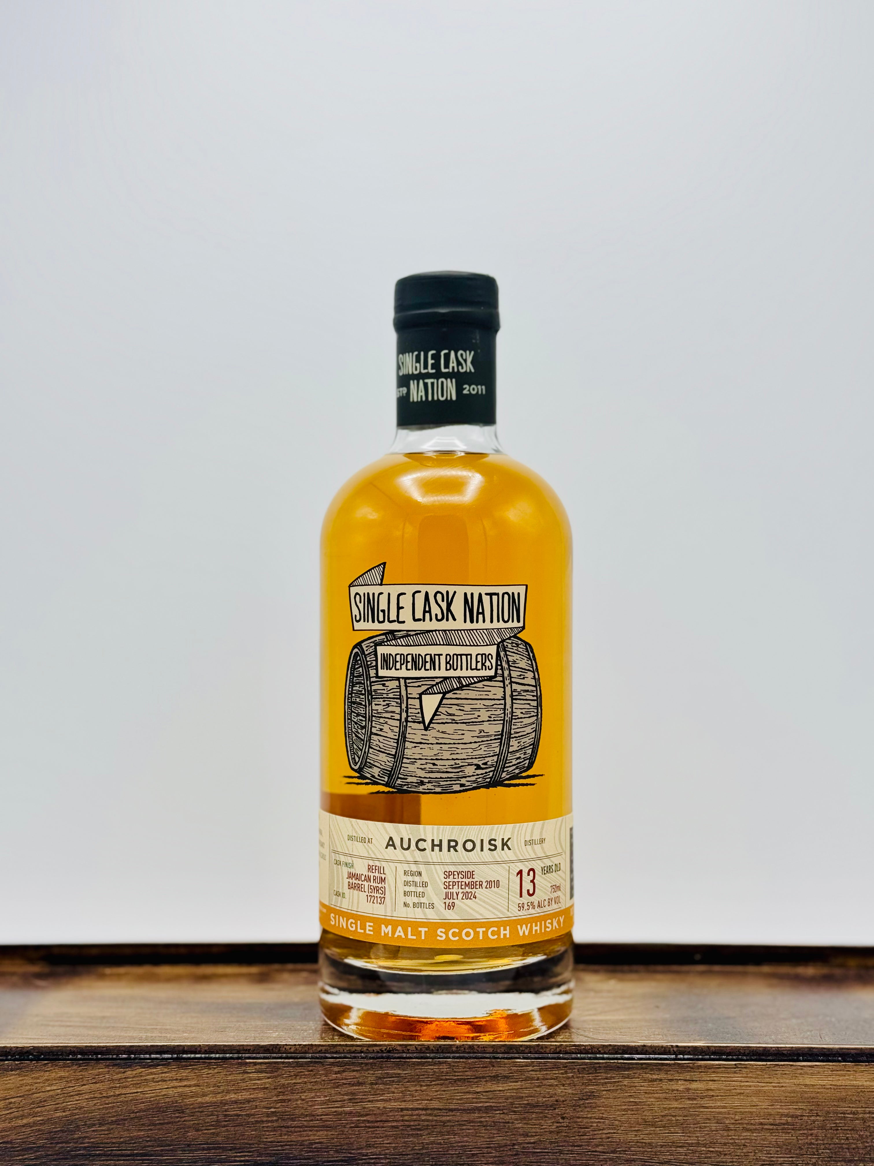 SCN 'Auchroisk' 2010, 13 Year 'Rum Barrel'