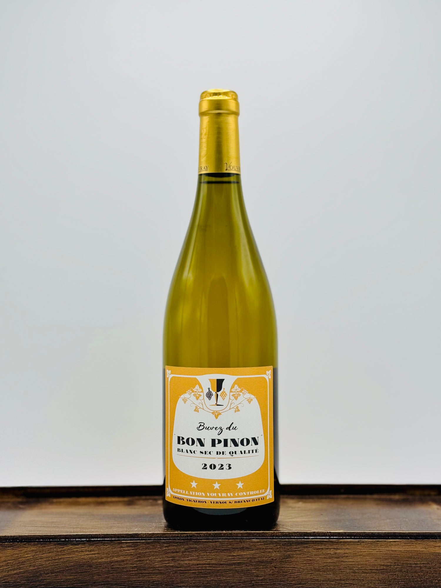François et Julien Pinon 'Buvez du Bon Pinon' Vouvray Sec, 2023
