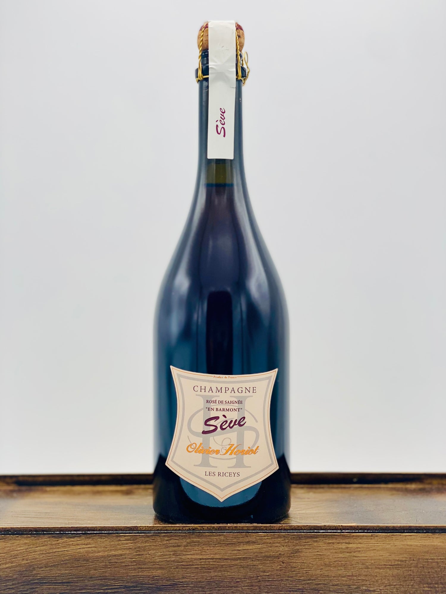 Olivier Horiot 'En Barmont Sève' Champagne Rosé de Saignée Brut Nature, 2017