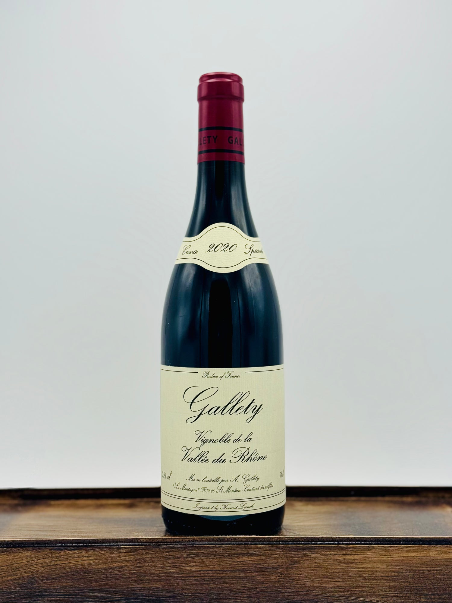 Gallety 'Vignoble de la Valle Du Rhone' Cotes Du Vivarais Rouge, 2020