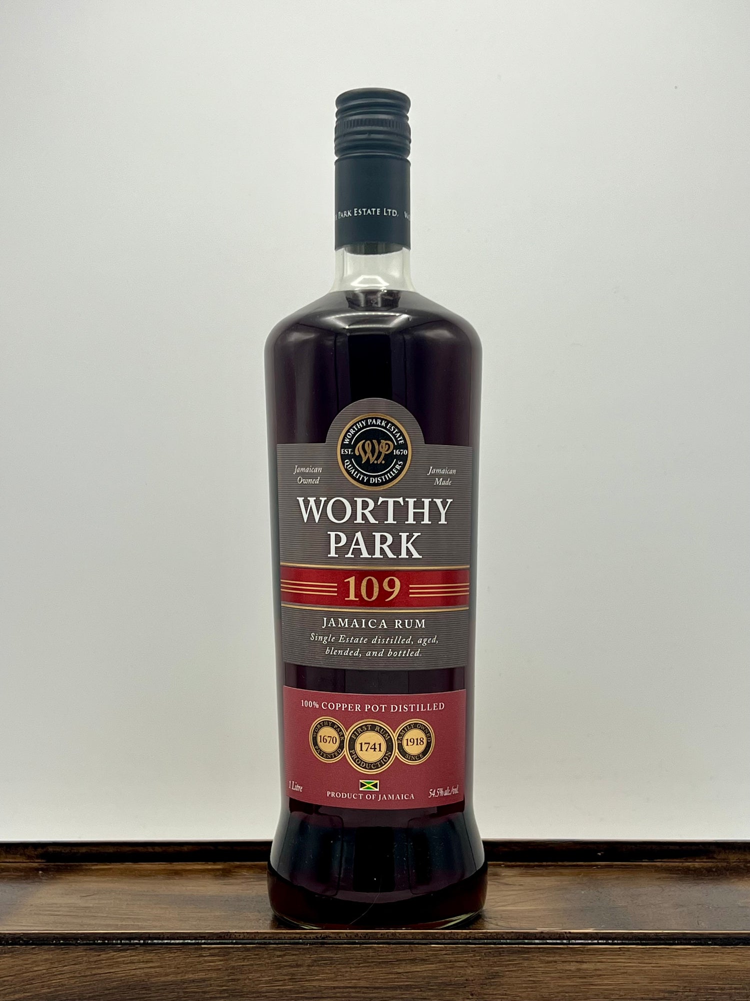 Worthy Park 109 Proof Dark Single Estate Rum (1L)