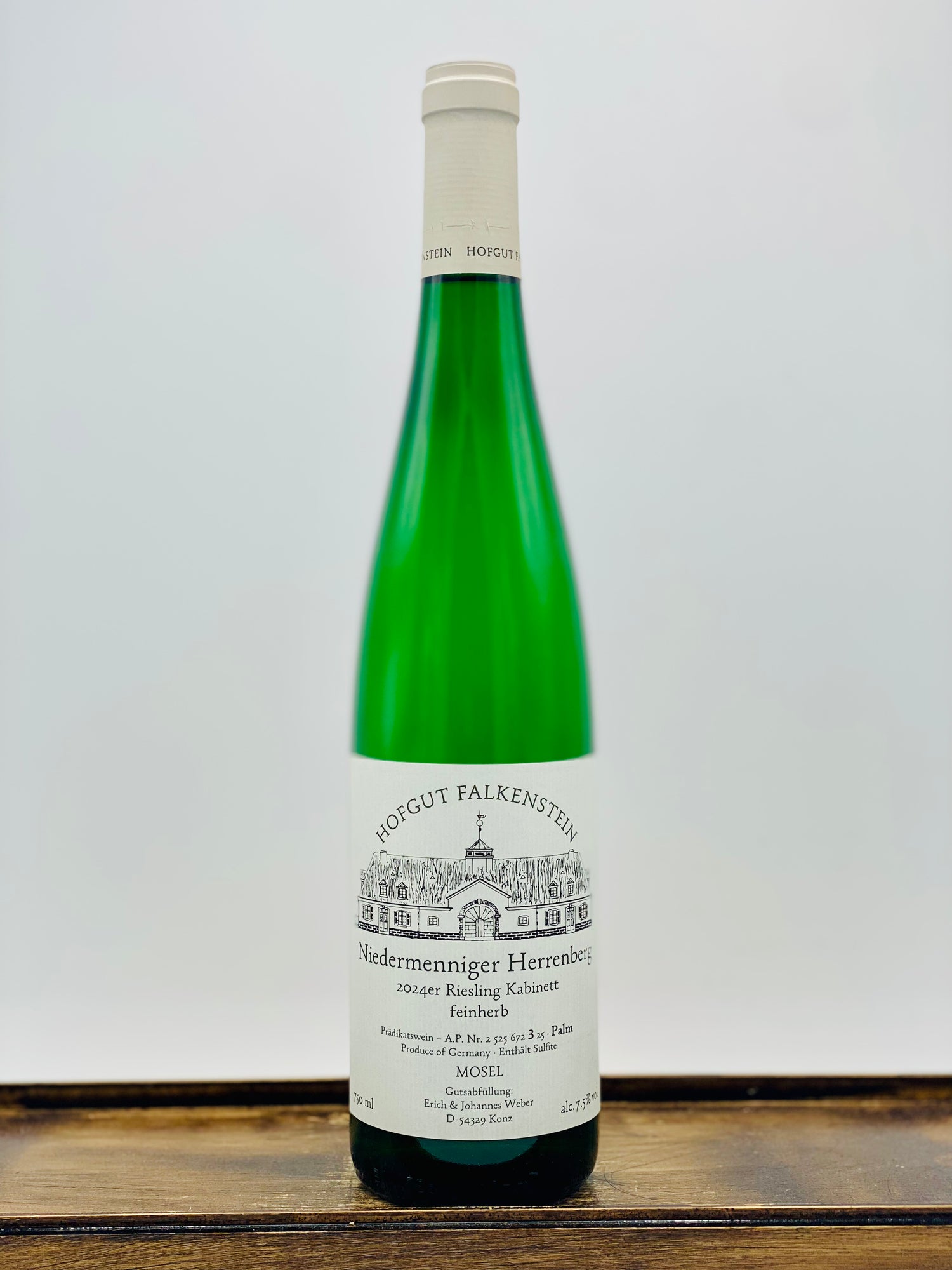 Hofgut Falkenstein Niedermenniger Herrenberg Spätlese Feinherb 'Palm' No.3 Mosel, 2024