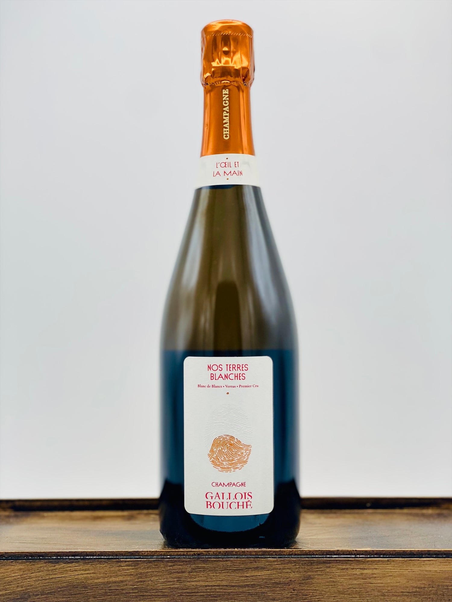 Champagne Gallois Bouché 'Nos Terres Blanches' Vertus Premier Cru Brut, N/V