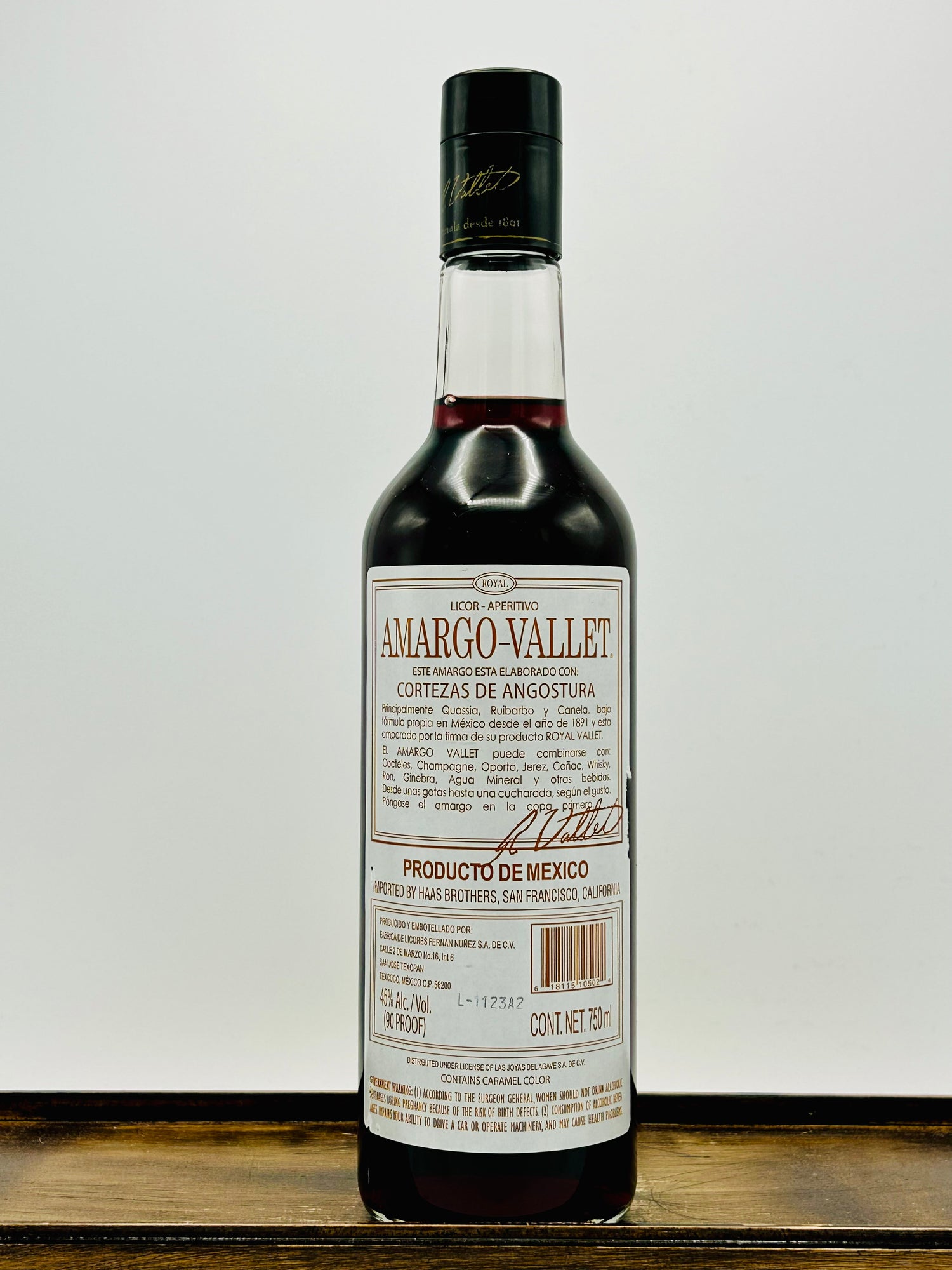 Royal Vallet 'Angostura Amargo' Liqueur