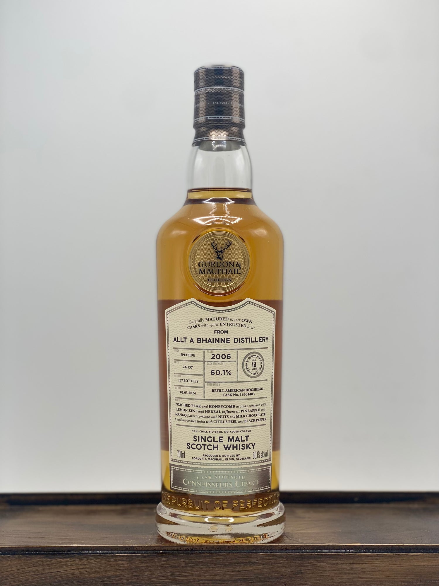 Allt A Bhainne Distillery 18 Year Old 2006 - 'Connoisseurs Choice' (Gordon & MacPhail)