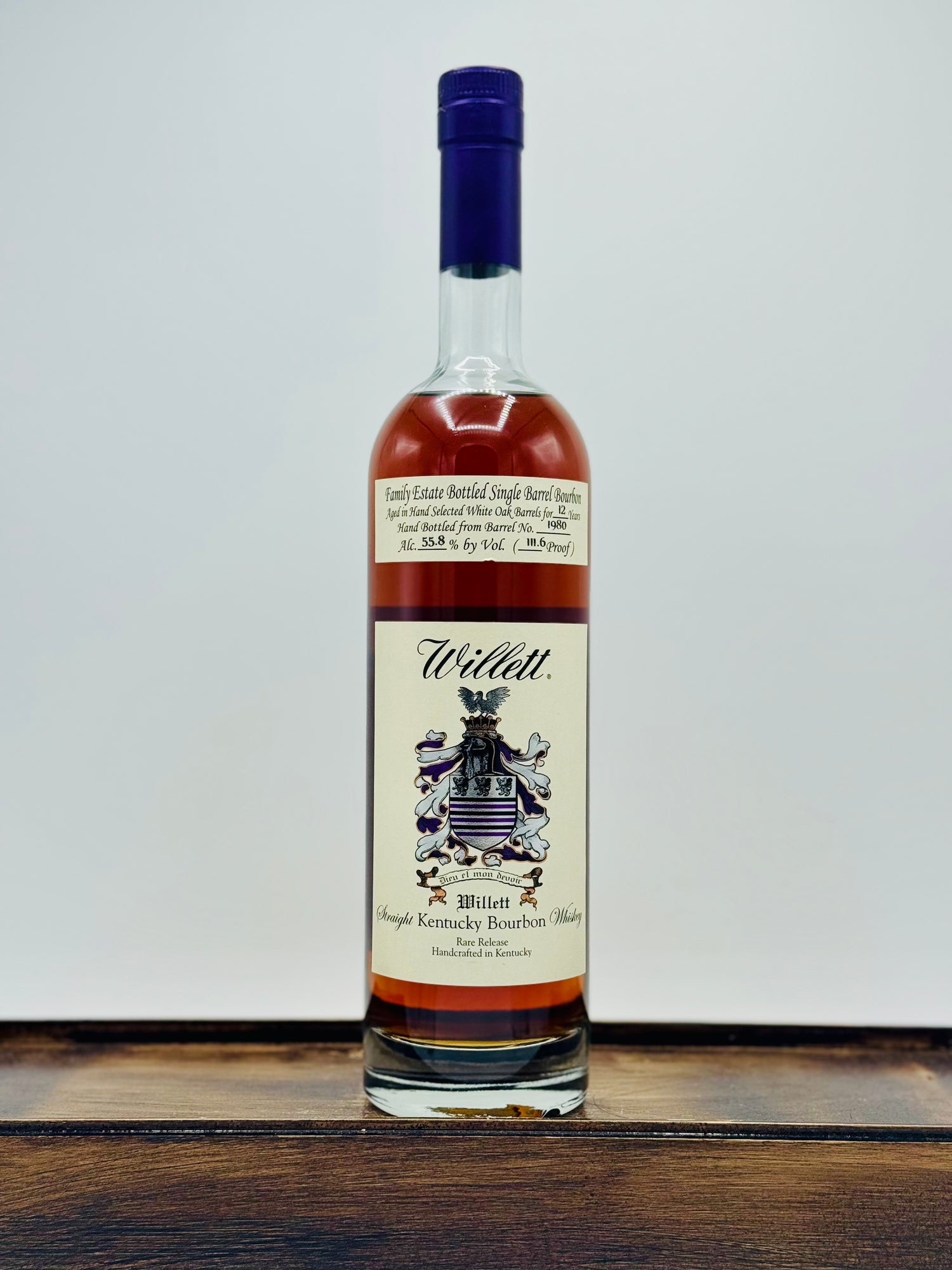 Willett Barrel Select Bourbon Whiskey No. 1980