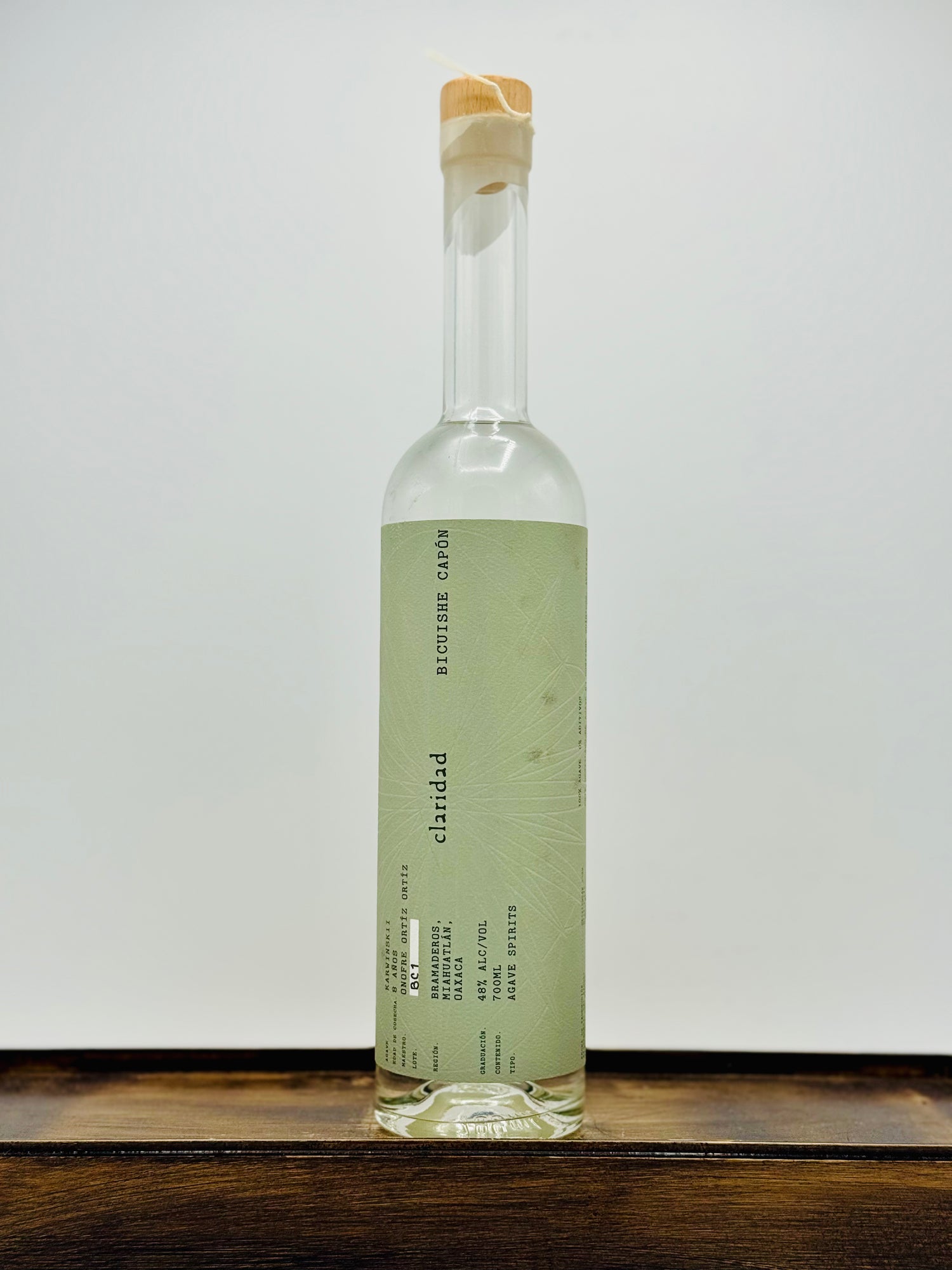 Claridad Maguey Bicuishe Capon Mezcal