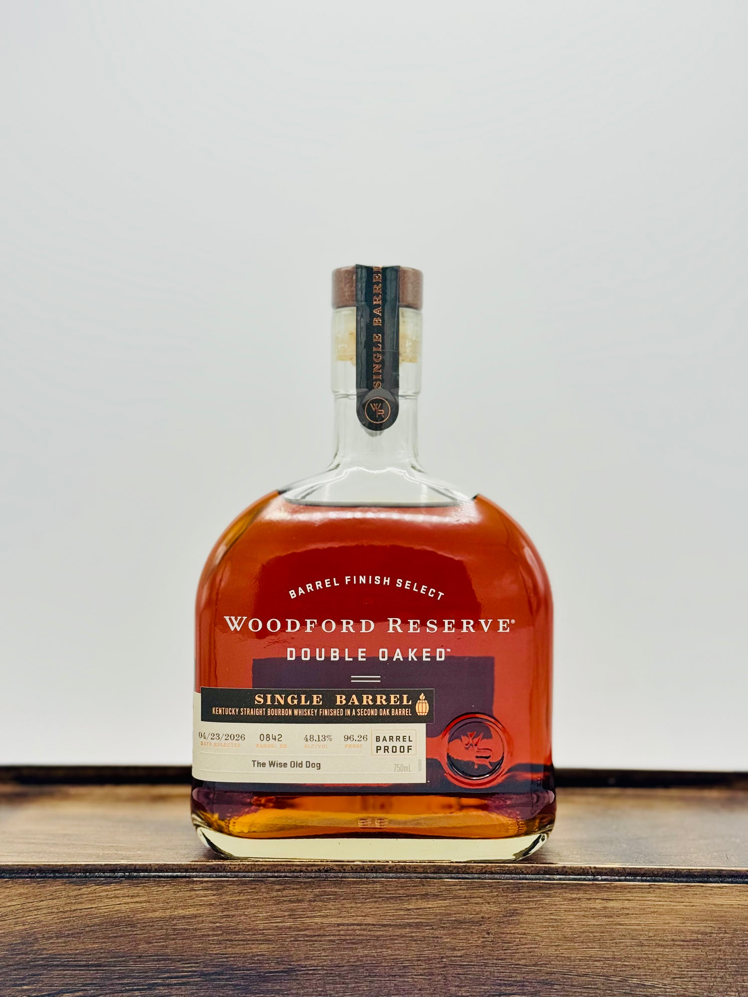 Woodford Reserve 'SINGLE BARREL' Double Oaked Straight Bourbon Whiskey