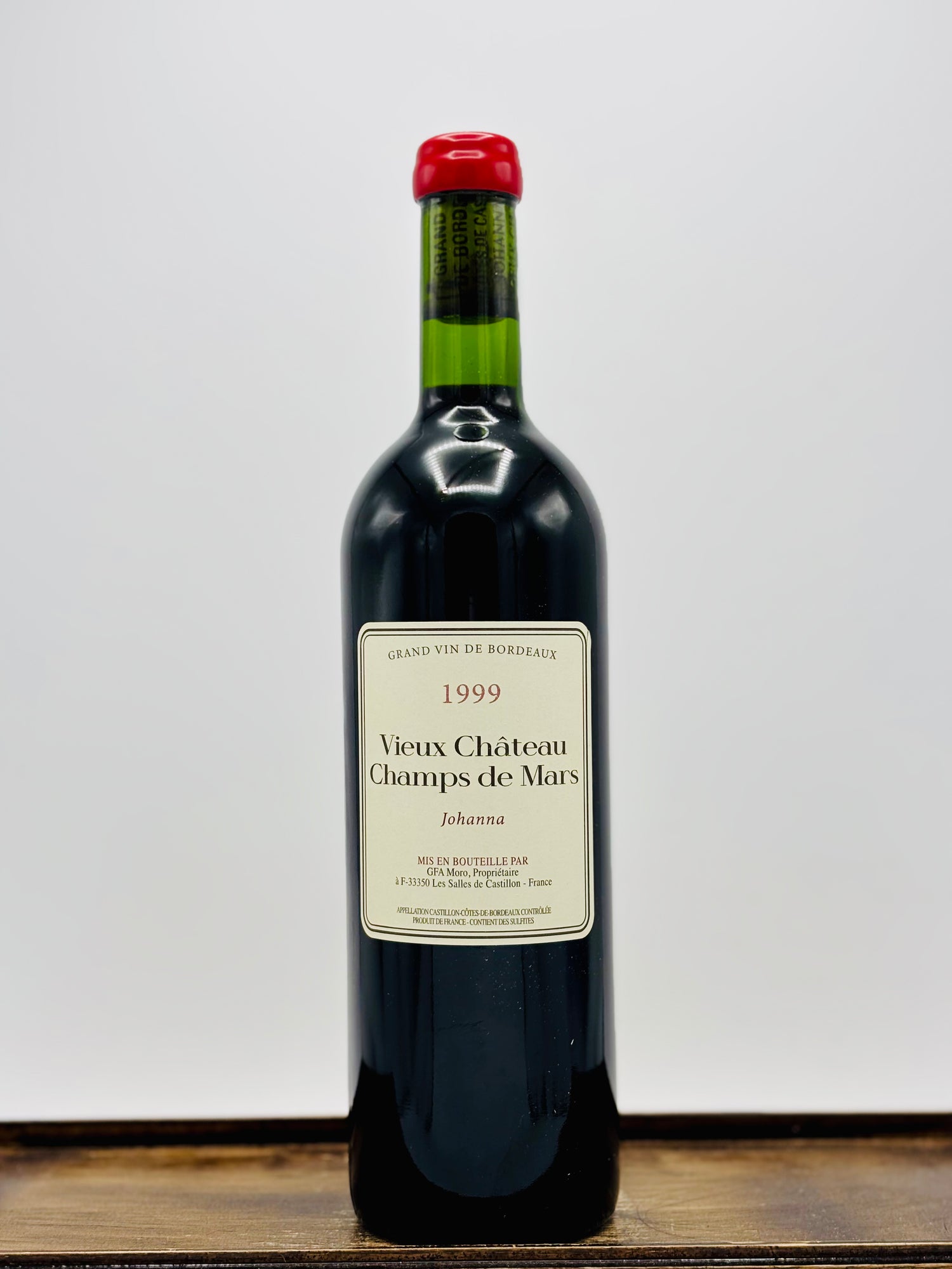 Vieux Château Champs de Mars 'Johanna' Castillon-Côtes-De-Bordeaux, 1999