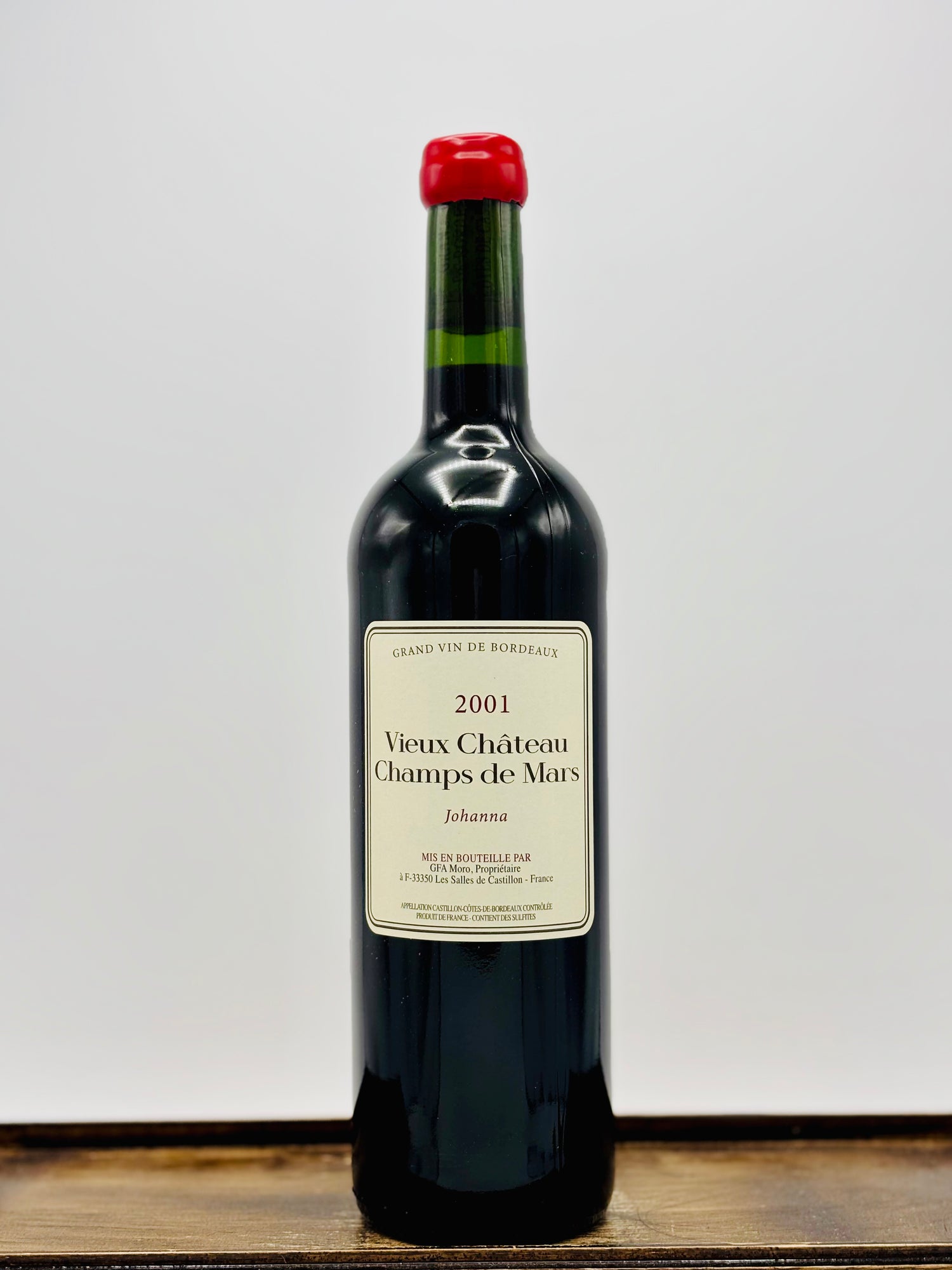 Vieux Château Champs de Mars 'Johanna' Castillon-Côtes-De-Bordeaux, 2001