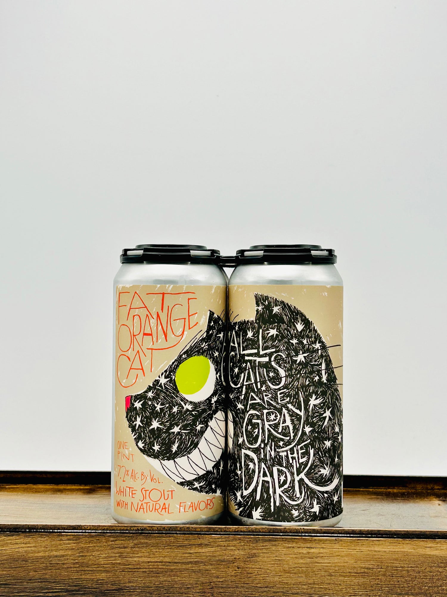 Fat Orange Cat Brewing 'All Cats Are Gray In The Dark' White Stout