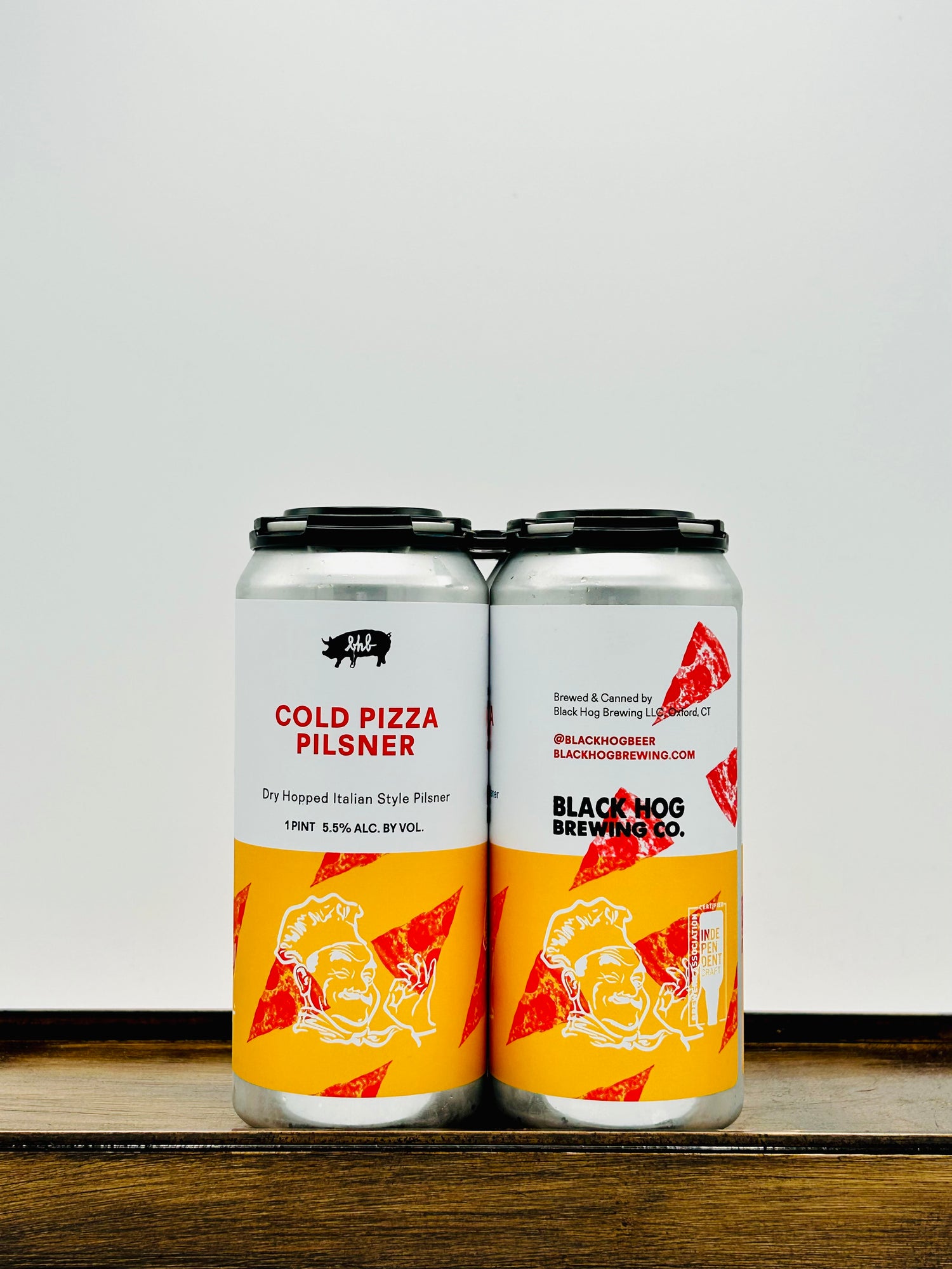 Black Hog Brewing 'Cold Pizza' Pilsner 1/6 Log