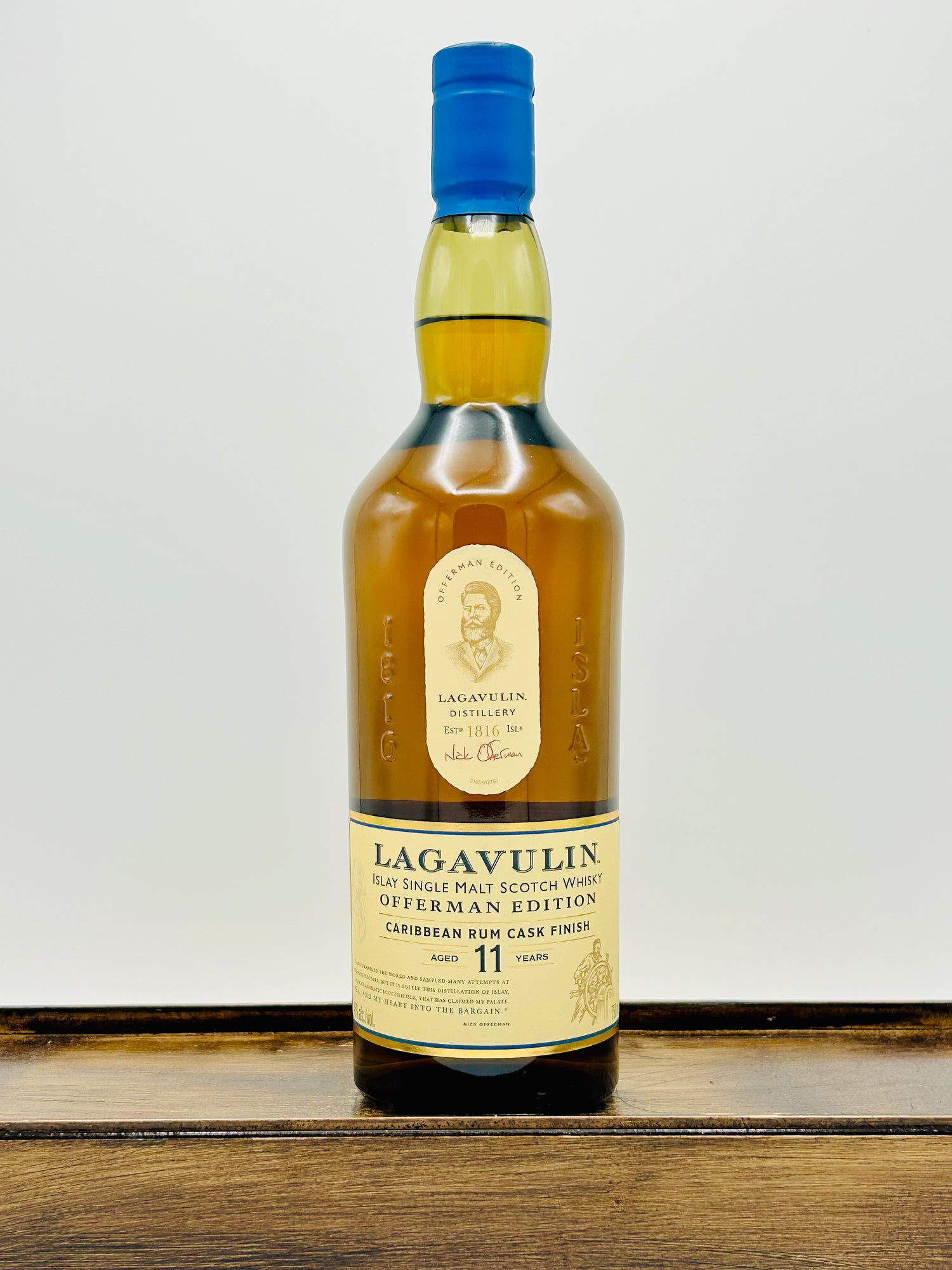 Lagavulin 11 Year Offerman Edition Caribbean Rum Cask Finish Single Malt Scotch Whisky