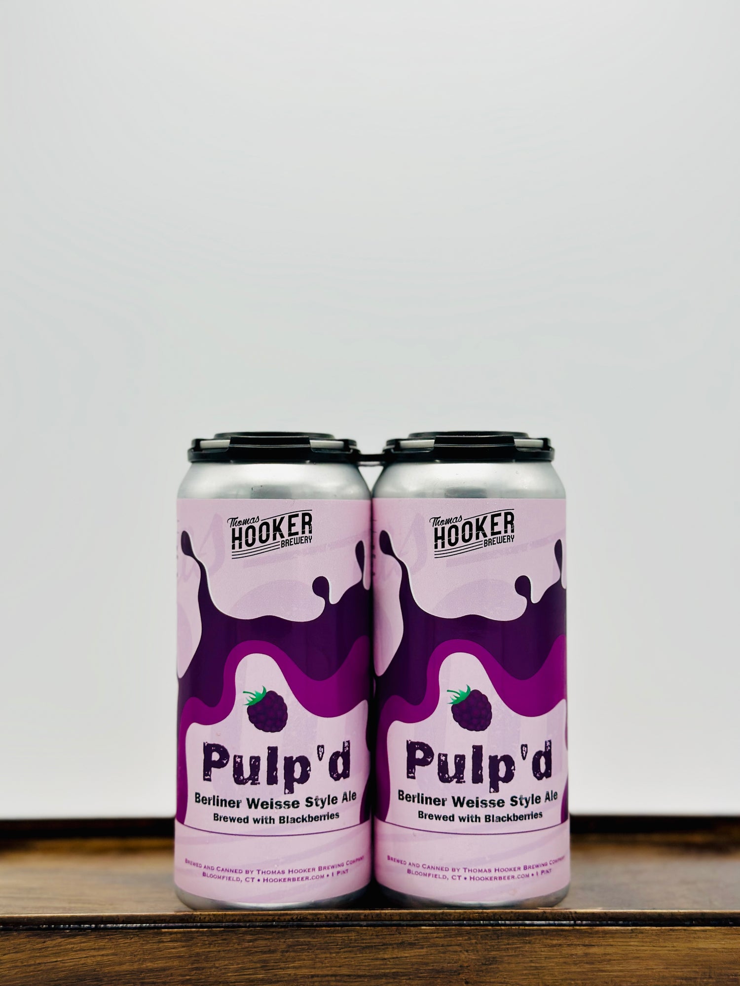 Thomas Hooker Brewing 'Pulp'D' Blackberry Berliner Weisse