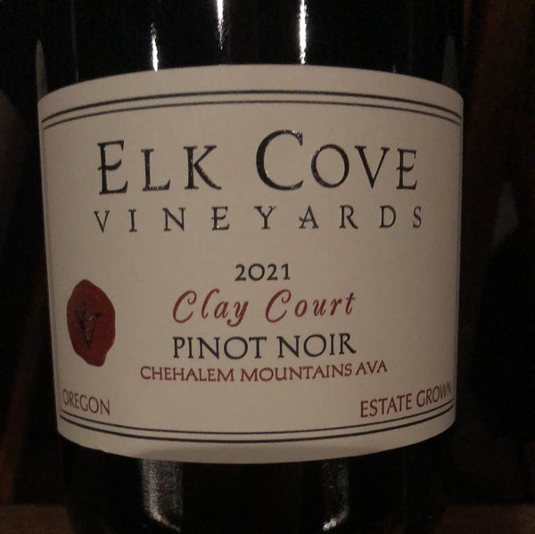 Elk Cove "Clay Court" Pinot Noir Chehalem Mountains, 2021