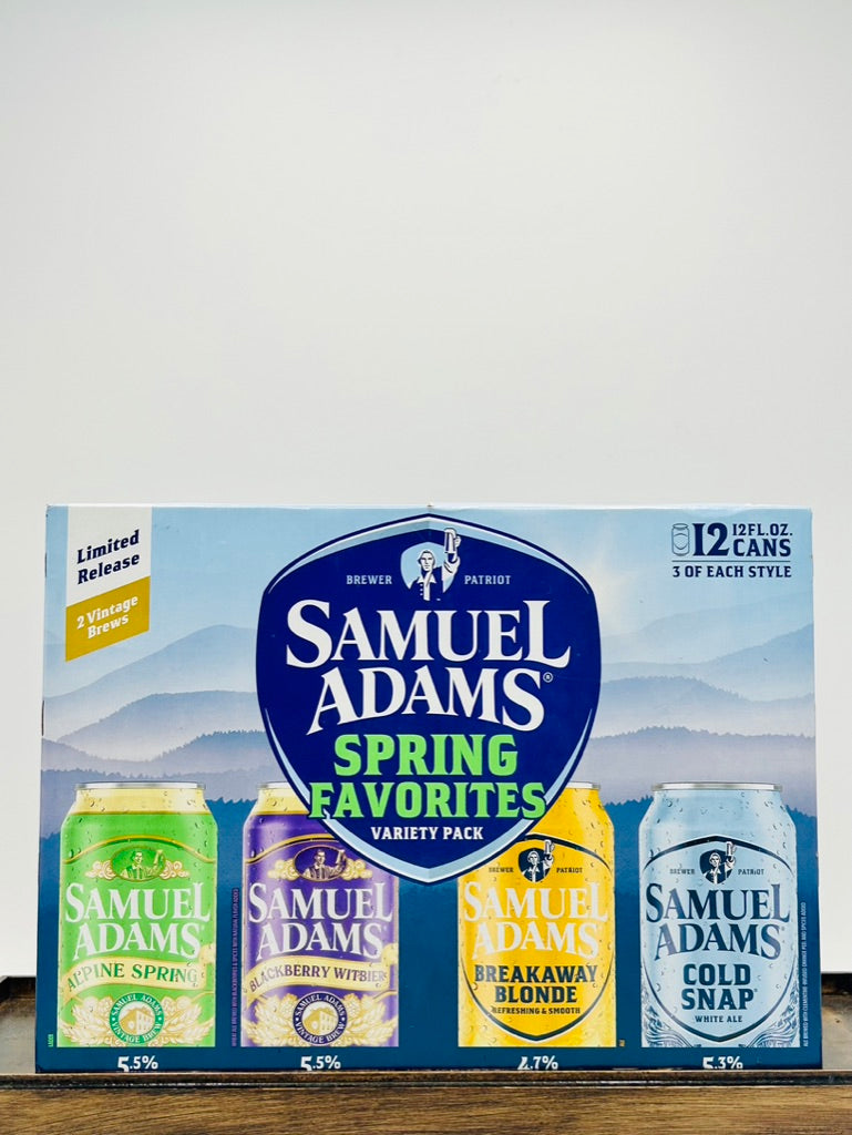 Samuel Adams Brewery 'Spring Favorites' Variety 12pk