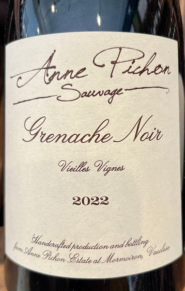 Anne Pichon "Sauvage" Grenache Noir Vieilles Vignes, 2022