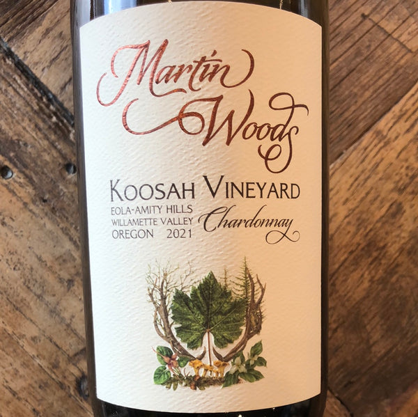 Martin Woods Koosah Vineyard Chardonnay Eola-Amity Hills, 2021