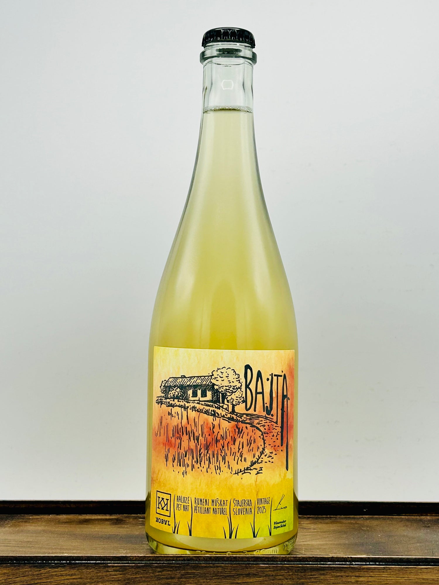 Kobal 'Bajta' Yellow Muscat Pet Nat Slovenia, 2025