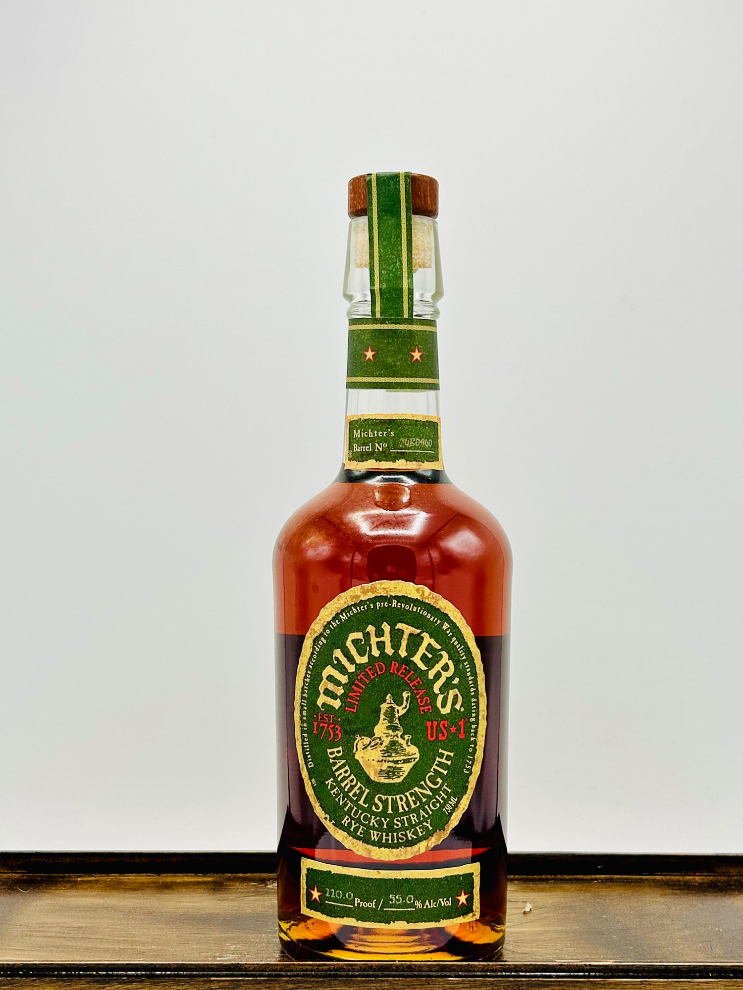 Michter's Limited Release Barrel Strength Rye Whiskey