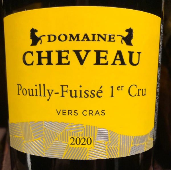 Domaine Cheveau "Vers Cras" Pouilly-Fuisse Premier Cru, 2020