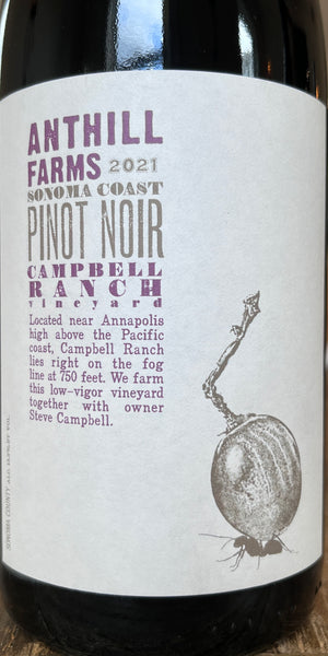 Anthill Farms "Cambell Ranch" Pinot Noir, 2021