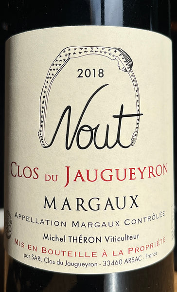 Clos du Jaugueyron "Nout" Margaux, 2018