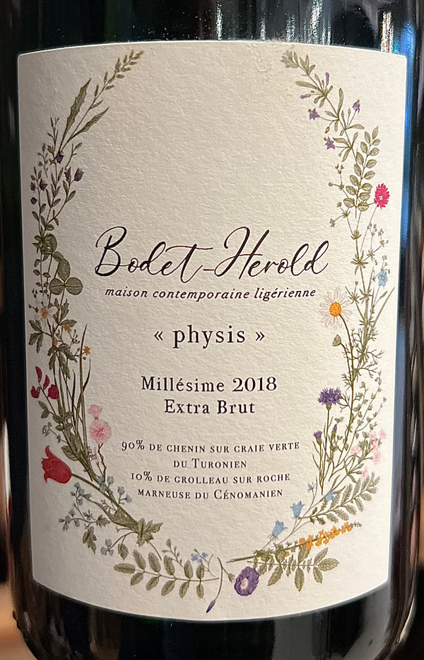 Bodet-Herold "Physis" Cremant de Loire Extra Brut, 2018