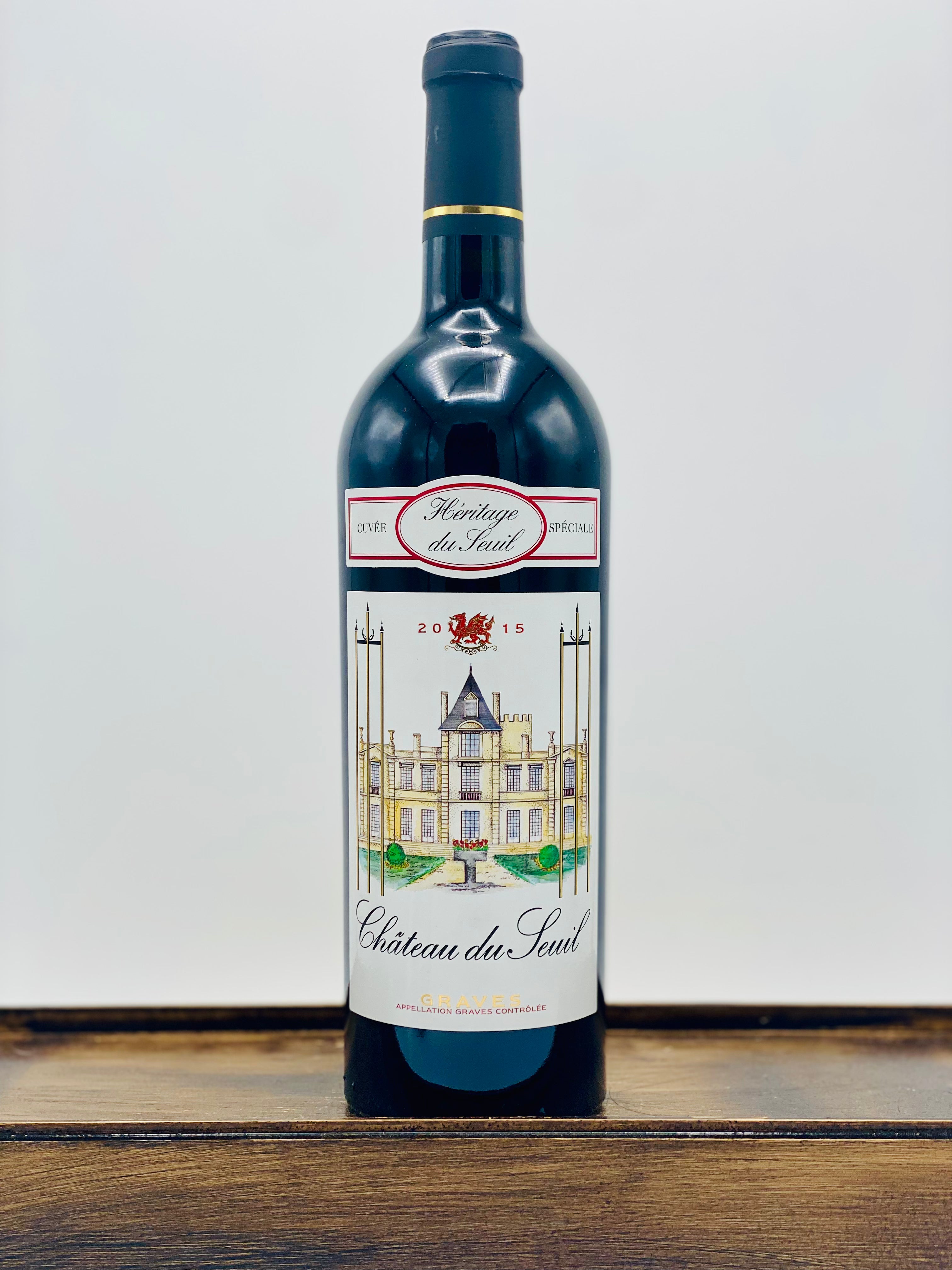 Chateau du Seuil 'Héritage du Seuil' Graves Rouge, 2015