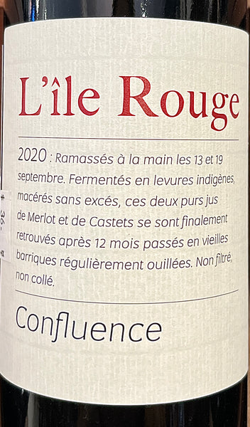 Domaine de L'ile Rouge "Confluence" VdF, 2020