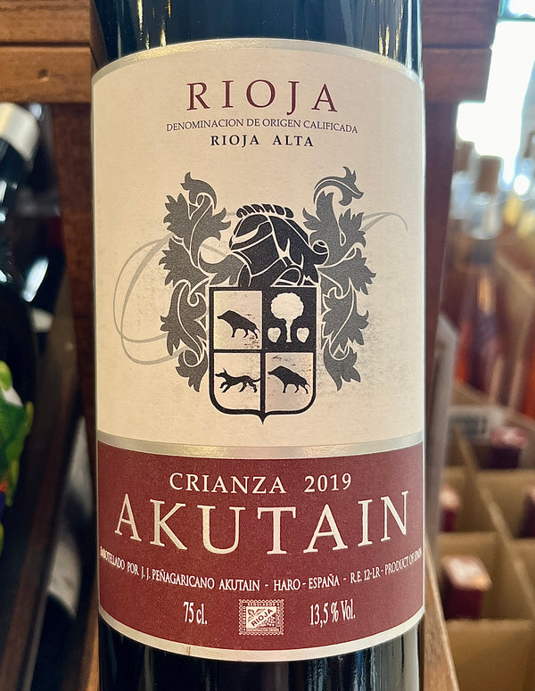 Bodegas Akutain Crianza Rioja, 2019