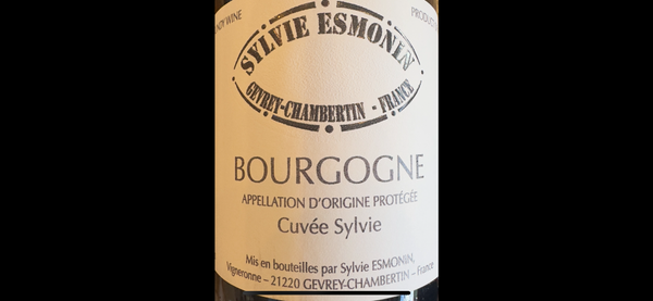 Sylfvie Esmonin 'Cuvee Sylvie' Bourgogne Rouge, 2020