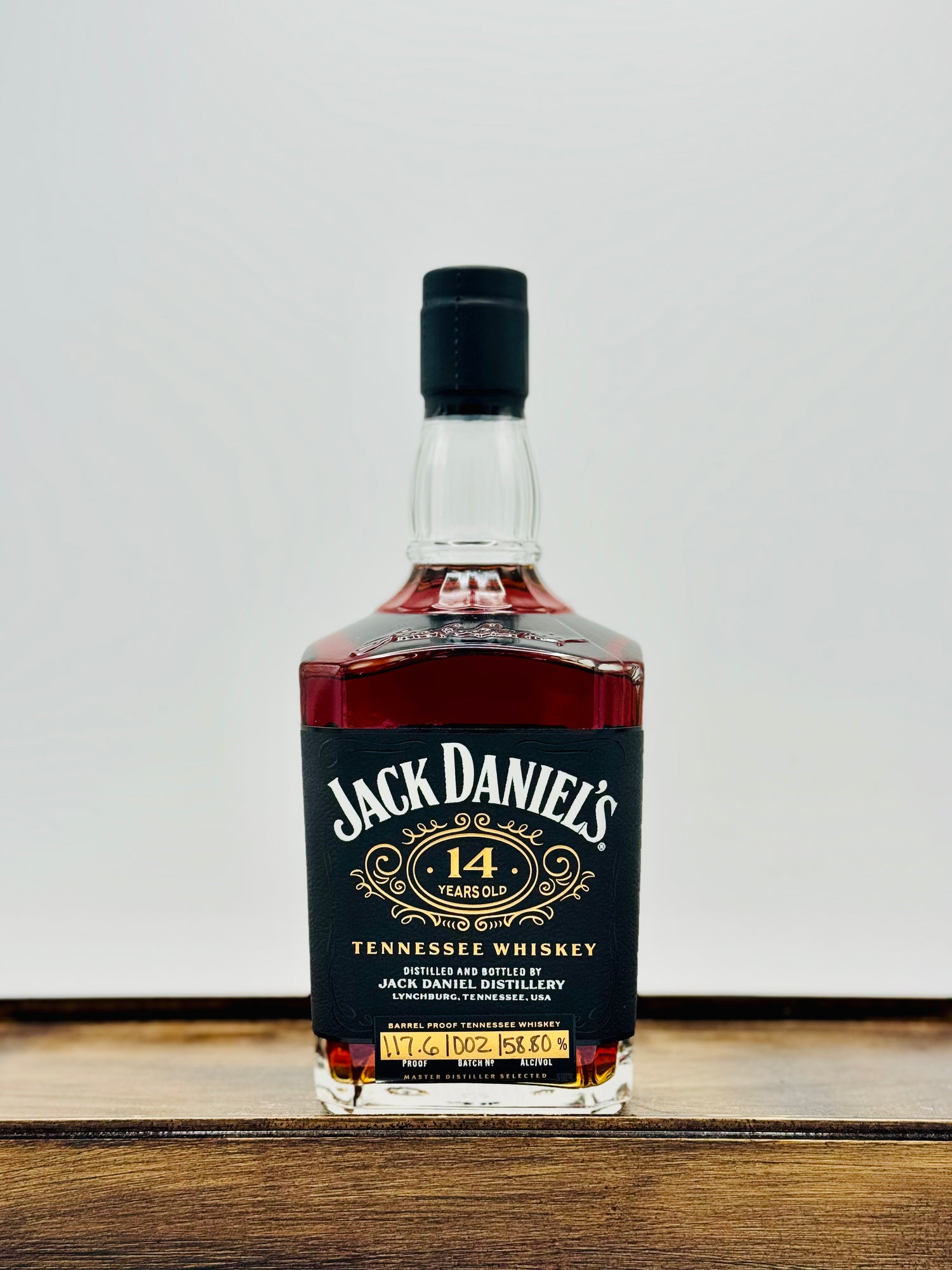 Jack Daniel's 14 Year Tennessee Whiskey {Batch No, D02; 117 Proof}