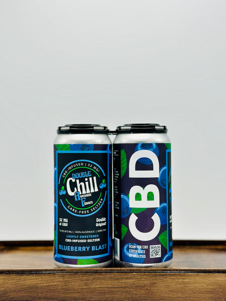 Thomas Hooker Brewing 'Double Chill AF' Blueberry Blast CBD Selzer