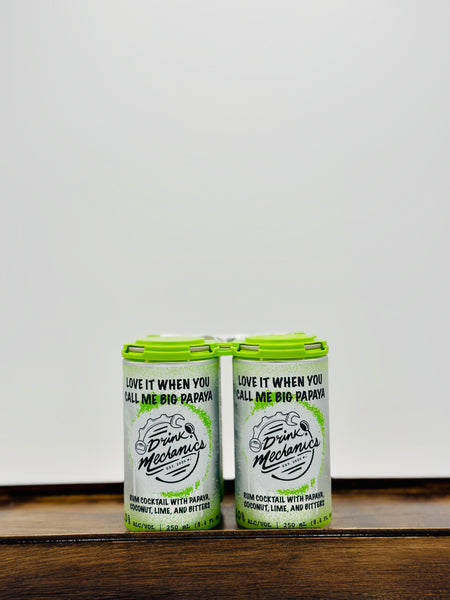 Drink Mechanics 'Call Me Big Papaya' Canned Cocktail