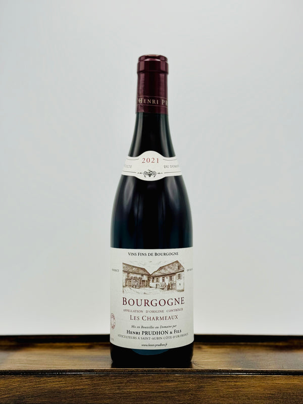 Henri Prudhon 'Les Charmeaux' Bourgogne Rouge, 2021